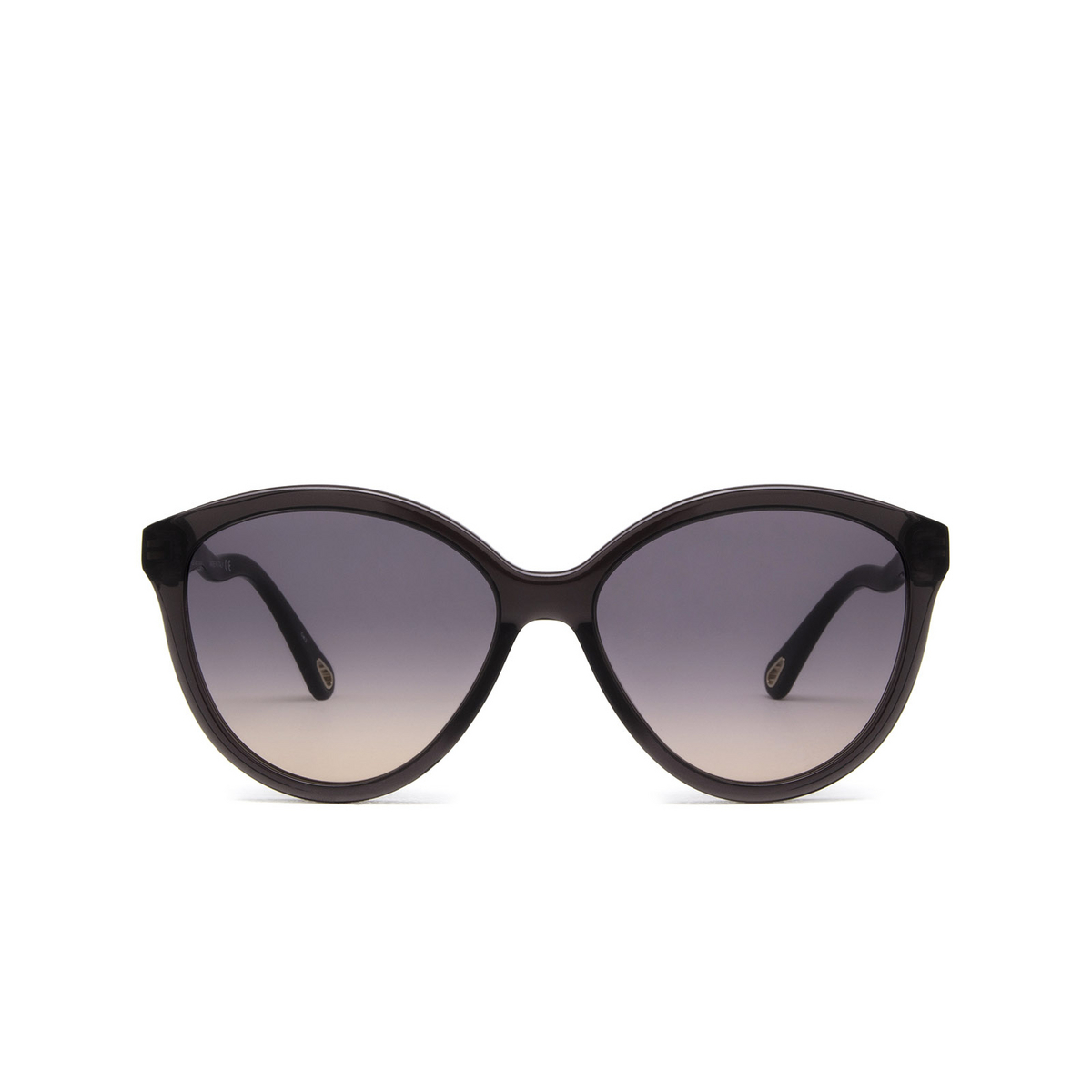 Chloé® Cat-eye Sunglasses: Zelie Cat-eye CH0087S color Grey 001 - front view.