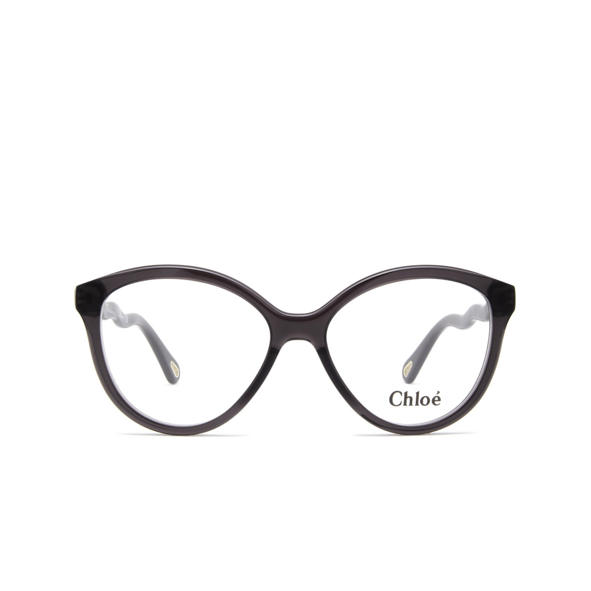Chloé® Cat-eye Eyeglasses: CH0089O color Grey 001 - front view.