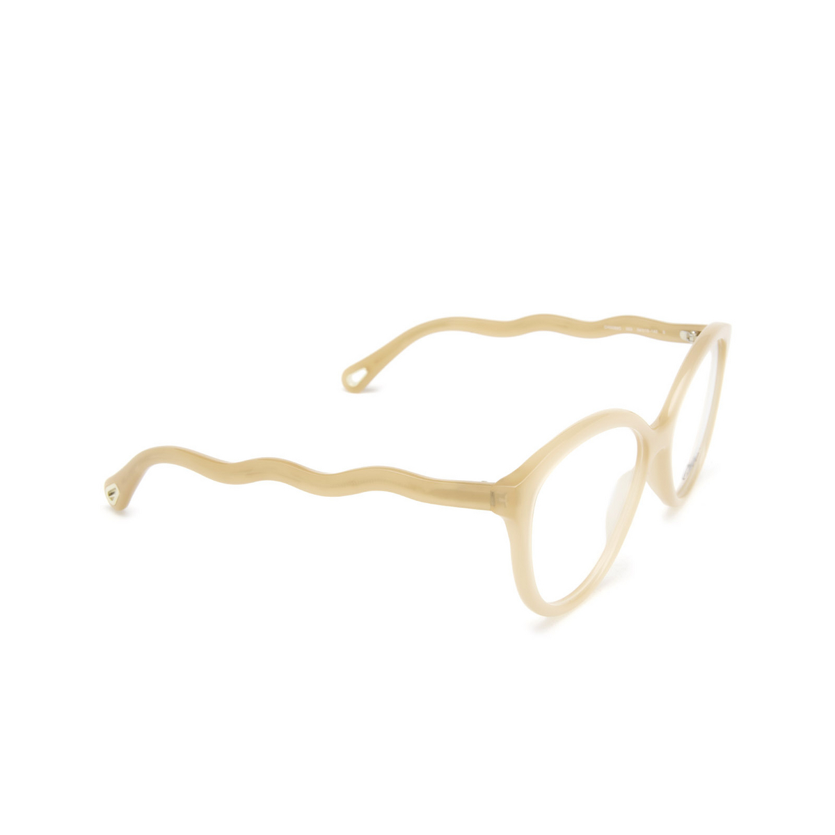 Chloé CH0089O cateye Eyeglasses 003 Nude - three-quarters view