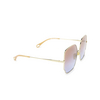 Chloé CH0092S square Sunglasses 002 gold - product thumbnail 2/4