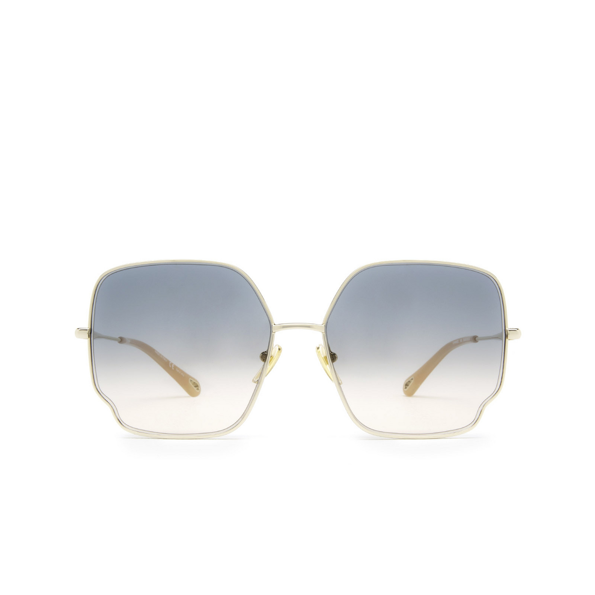 Chloé® Square Sunglasses: CH0092S color Gold 003 - front view.