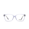 Chloé CH0115O square Eyeglasses 003 transparent blue - product thumbnail 1/4