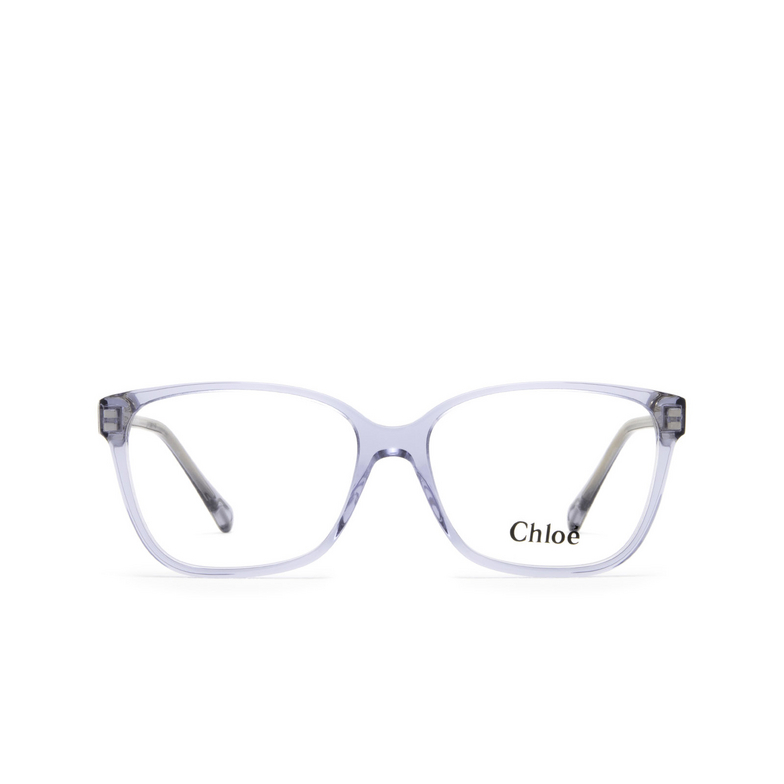 Chloé CH0115O square Eyeglasses 003 transparent blue - 1/4