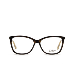 Chloé® Rectangle Eyeglasses: CH0118O color 006 Havana 