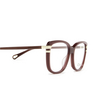 Chloé CH0119O cateye Eyeglasses 004 burgundy - product thumbnail 3/4