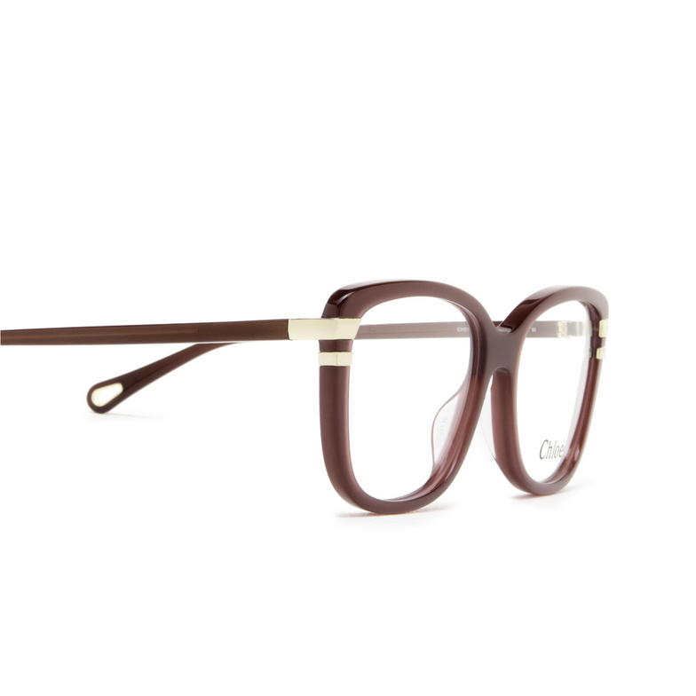 Chloé CH0119O cateye Eyeglasses 004 burgundy - 3/4
