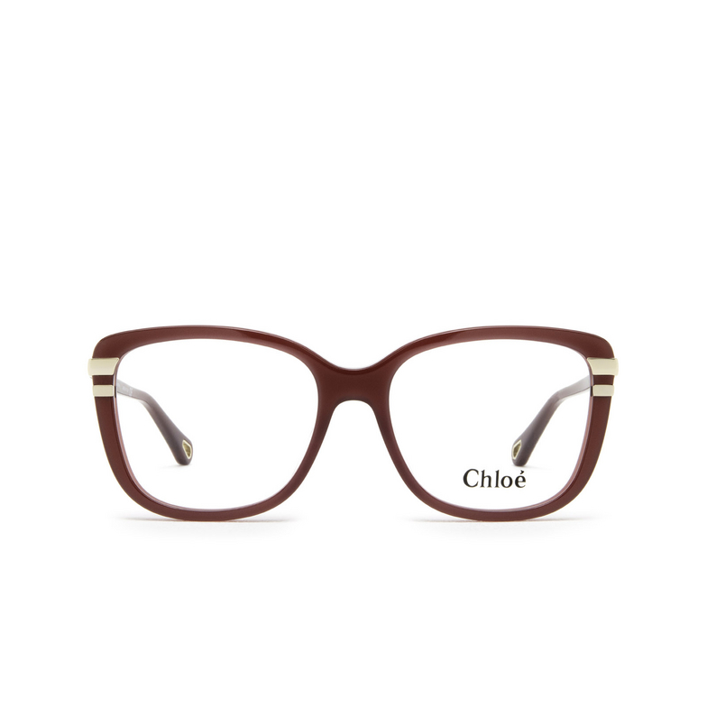 Chloé CH0119O cateye Eyeglasses 004 burgundy - 1/4