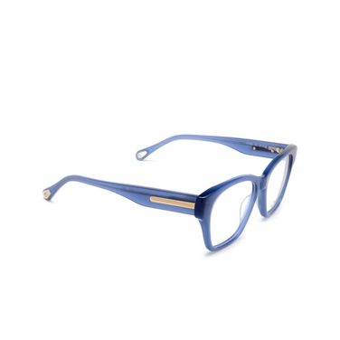 Chloé CH0122O Korrektionsbrillen 004 blue - Dreiviertelansicht