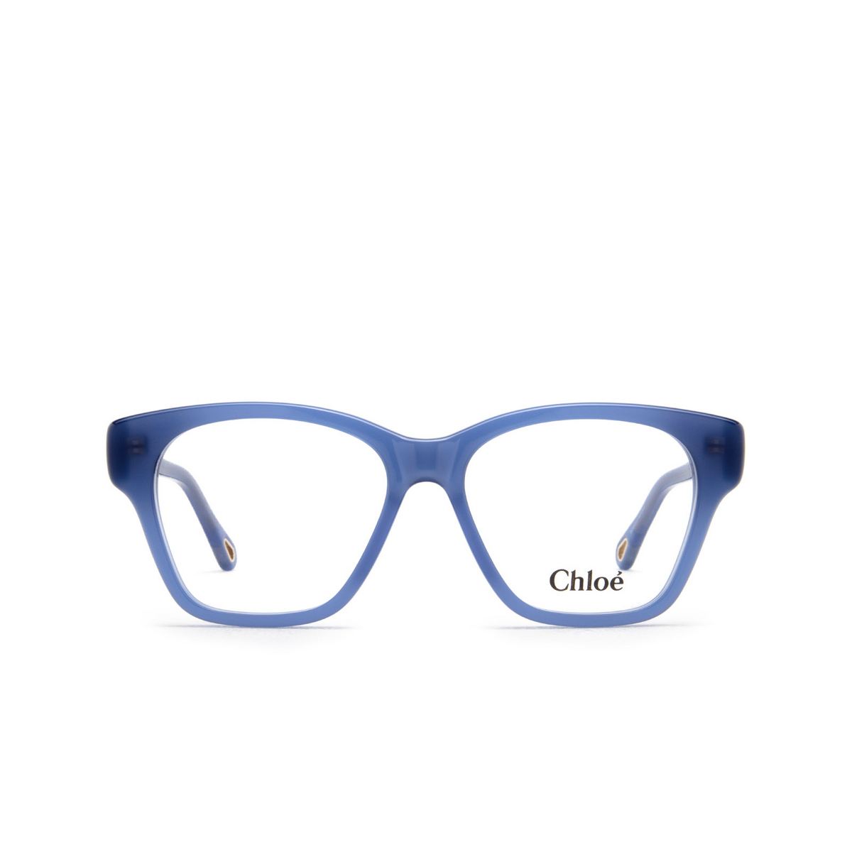 Chloé CH0122O cateye Eyeglasses 004 Blue - front view