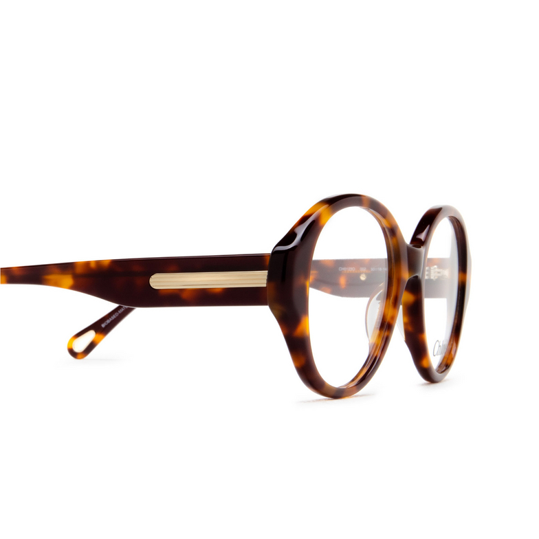 Chloé CH0123O round Eyeglasses 002 havana - 3/4