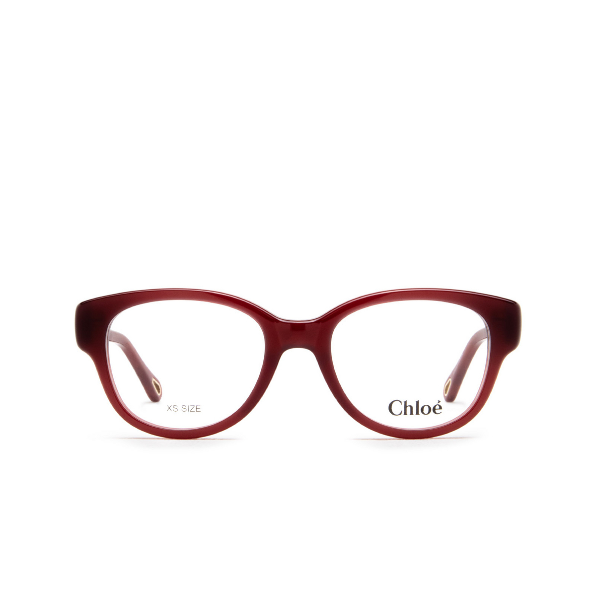 Chloé CH0124O square Eyeglasses 003 Burgundy - front view
