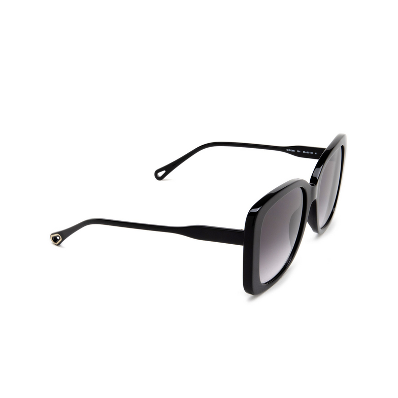 Chloé CH0125S square Sunglasses 001 black - 2/4