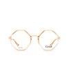 Chloé CH0132O irregular Eyeglasses 001 orange - product thumbnail 1/4