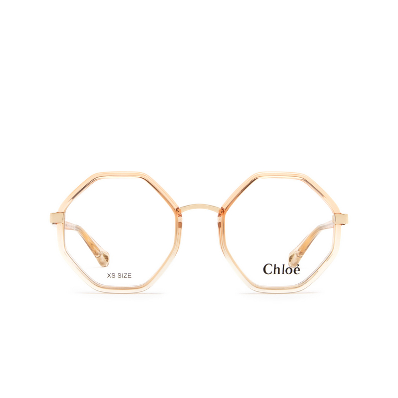 Chloé CH0132O irregular Eyeglasses 001 orange - 1/4