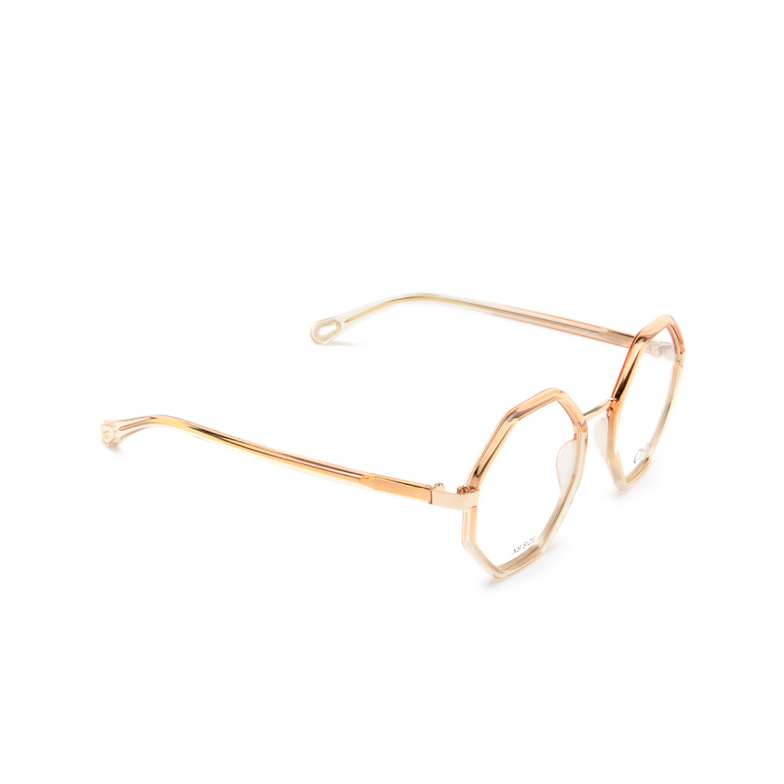 Chloé CH0132O irregular Eyeglasses 001 orange - 2/4
