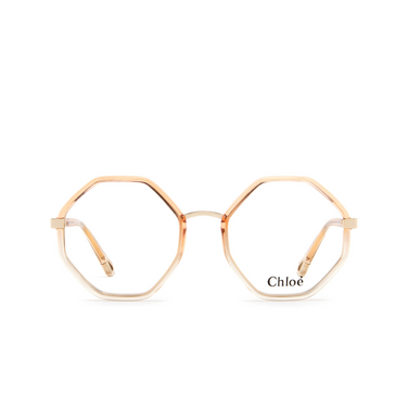 Chloé CH0132O irregular Eyeglasses 005 orange - front view