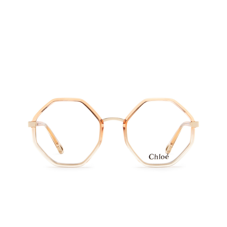 Chloé CH0132O irregular Eyeglasses 005 orange - 1/4