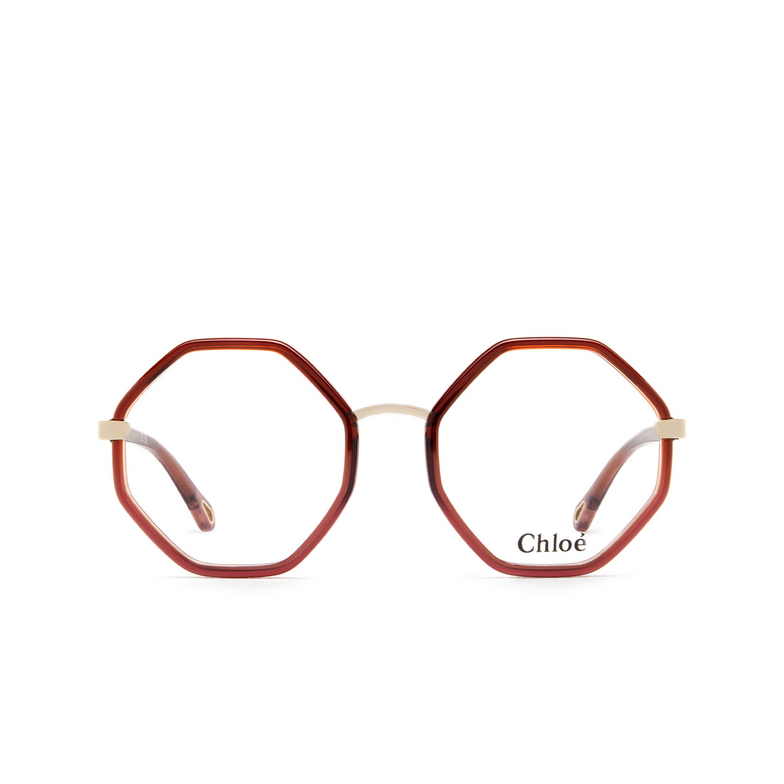 Chloé CH0132O irregular Eyeglasses 006 red - 1/4