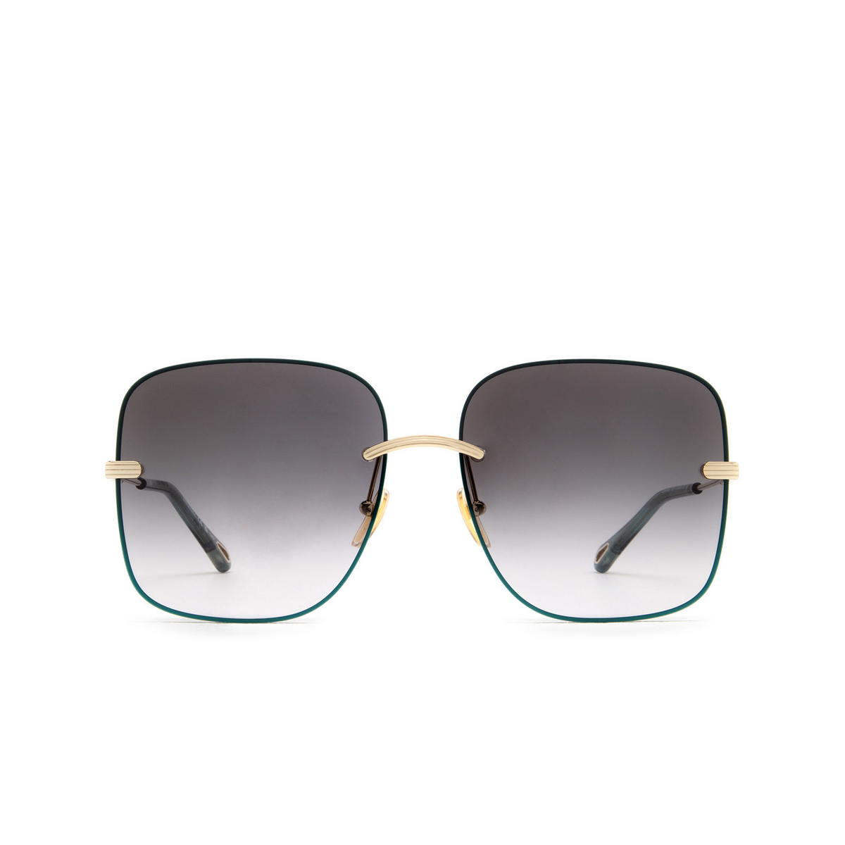 Chloé Benjamine square Sunglasses 001 Gold - front view