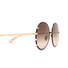 Chloé CH0144S round Sunglasses 001 brown - product thumbnail 3/4