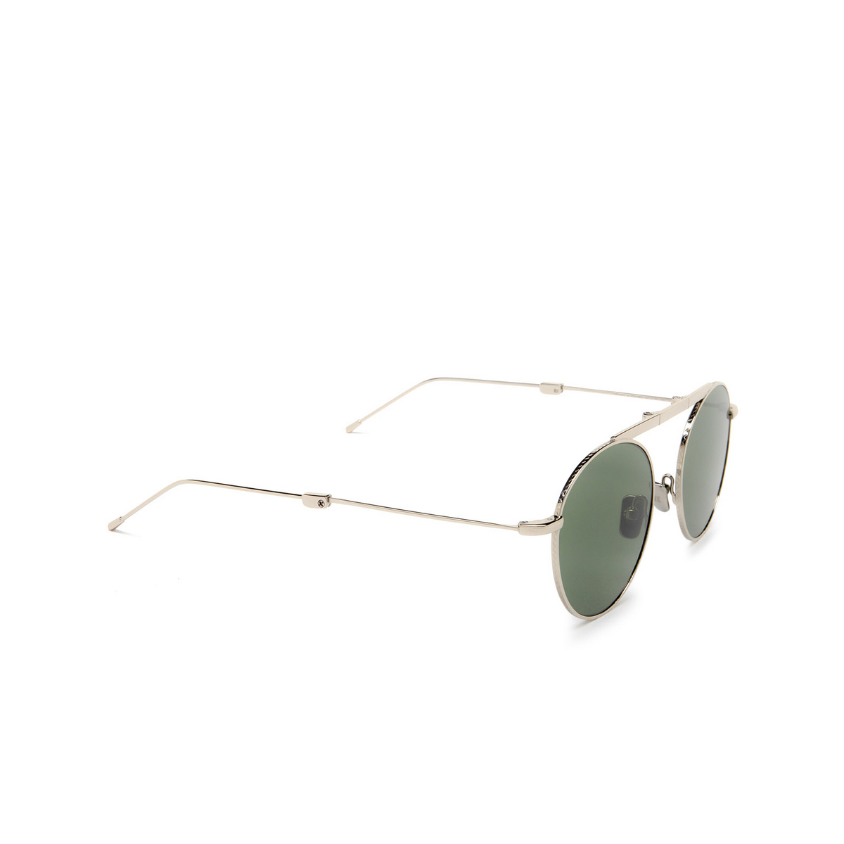 Cubitts CALSHOT FOLD Sunglasses CAF-R-SIL Silver - three-quarters view