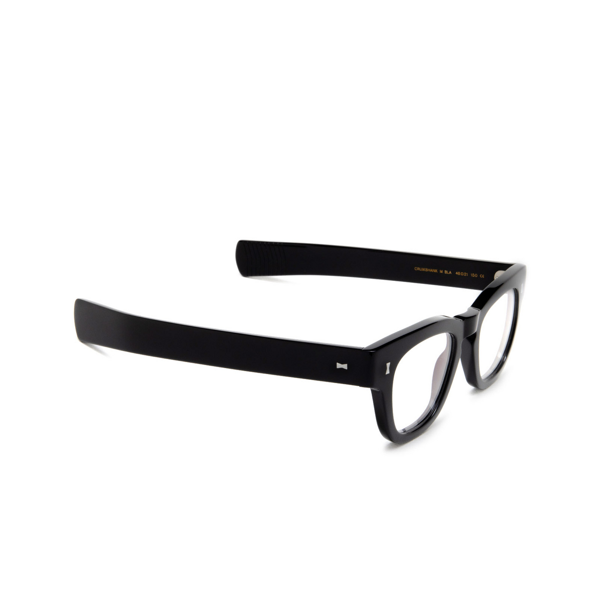 Cubitts CRUIKSHANK Eyeglasses CRU-R-BLA Black - three-quarters view
