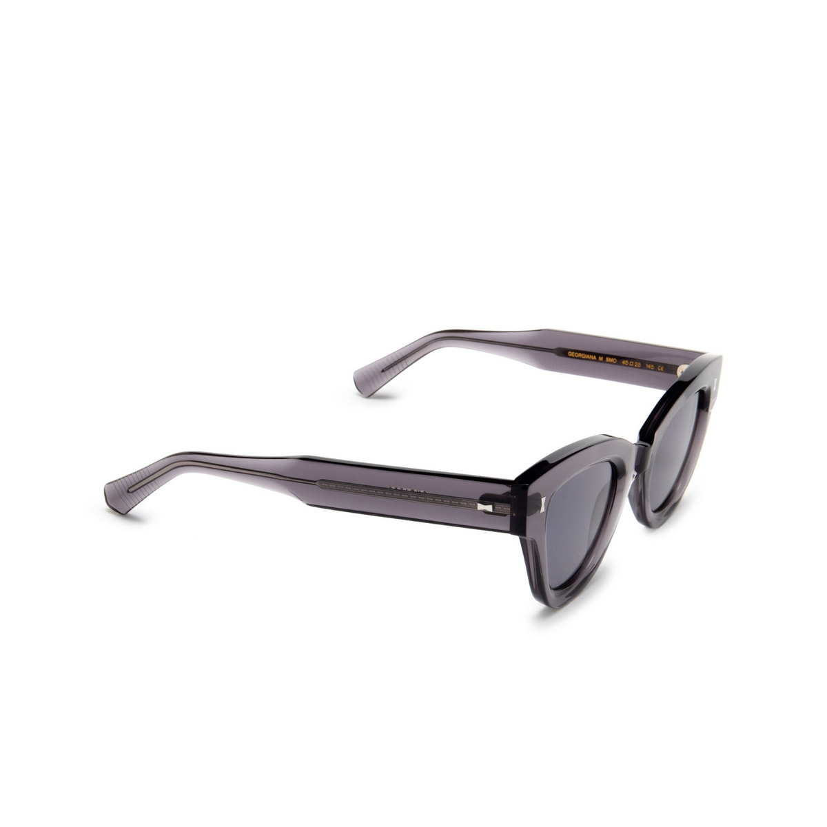 Cubitts GEORGIANA Sunglasses GEO-R-SMO Smoke Grey - three-quarters view