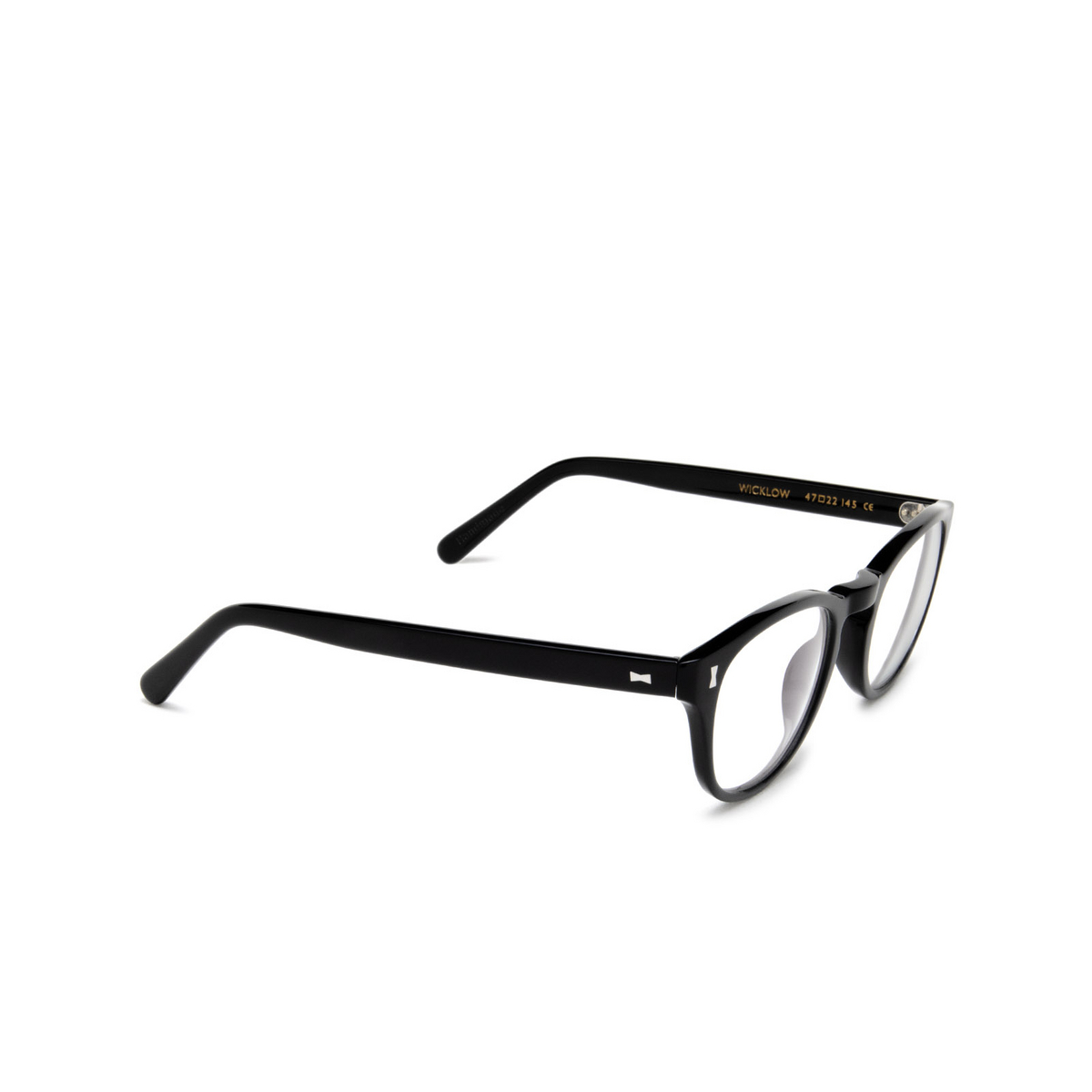 Cubitts WICKLOW Eyeglasses WIC-R-BLA Black - three-quarters view