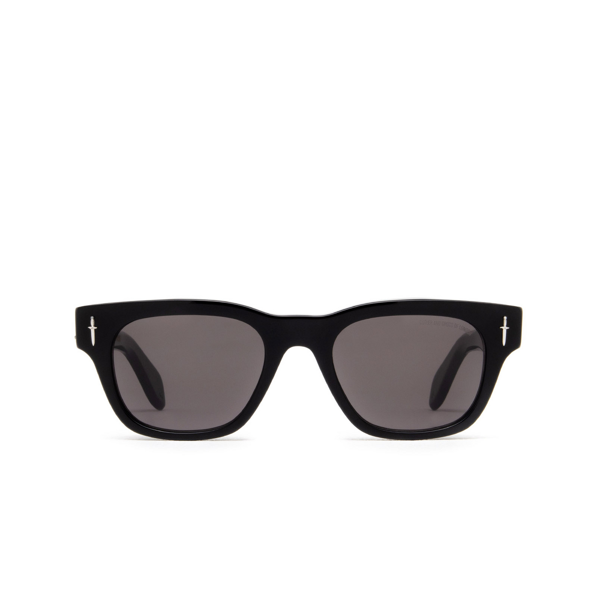 Cutler and Gross 003 Sunglasses 01 Black - front view