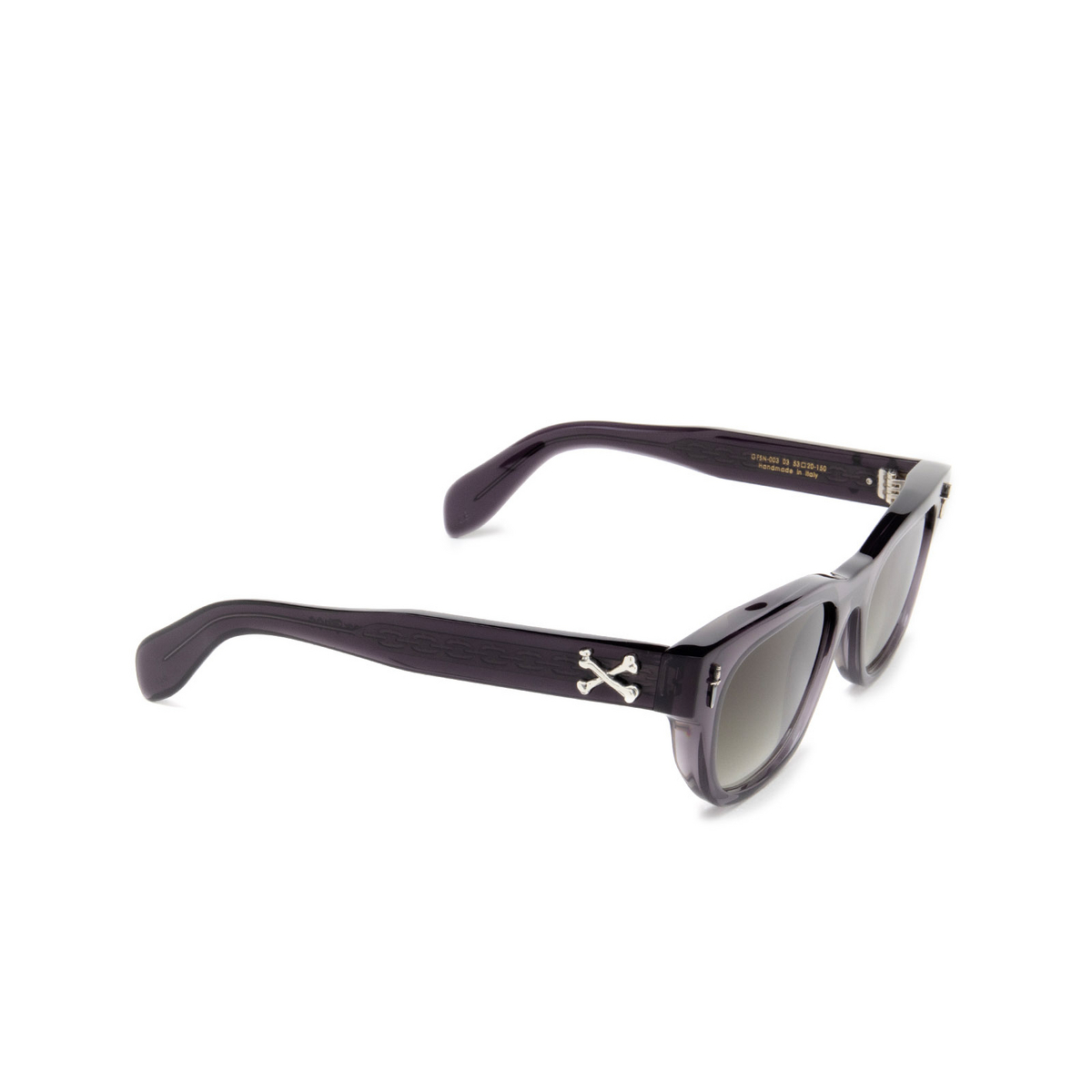 Cutler and Gross 003 Sunglasses 03 Dark Grey - three-quarters view