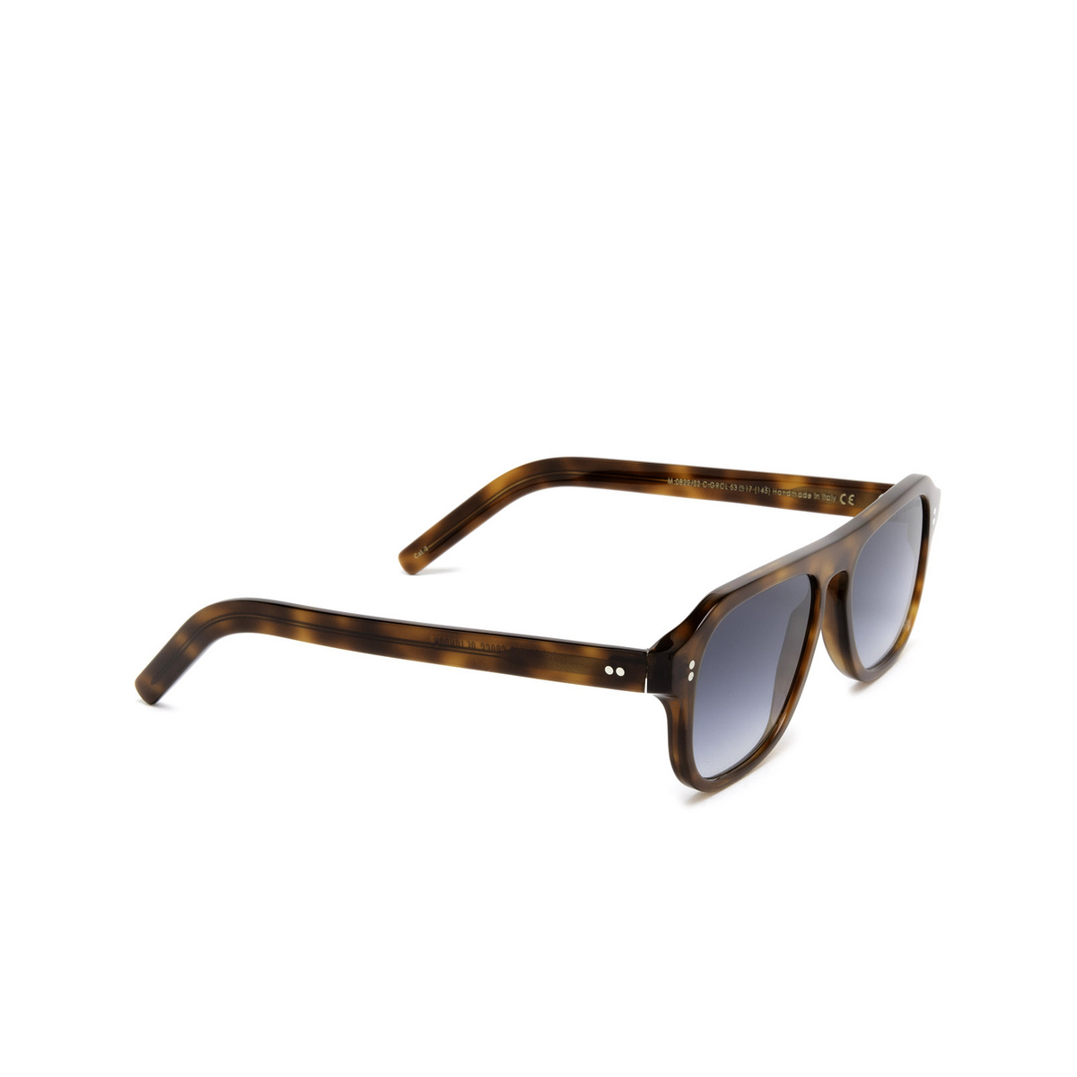 Cutler and Gross 0822/S2 Sunglasses GRCL Ground Cloves - three-quarters view