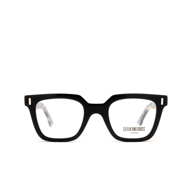 Cutler and Gross 1305 Eyeglasses 06 black on camo - front view