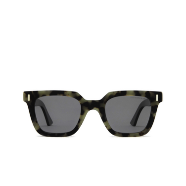 Cutler and Gross 1305 Sunglasses 05 green camo on black - front view