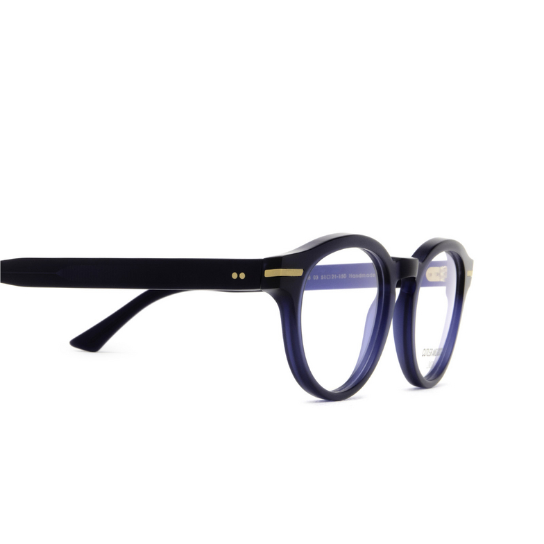 Cutler and Gross 1338 Eyeglasses 03 classic navy blue - 3/4