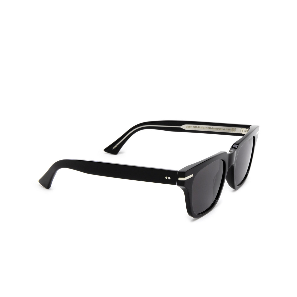 Cutler and Gross® Square Sunglasses: 1355 SUN color Black Taxi 05 - three-quarters view.