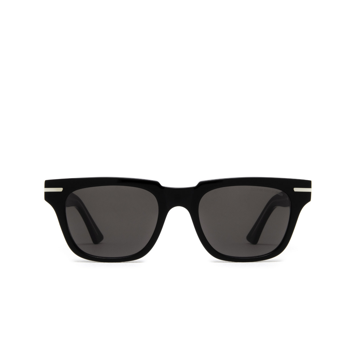 Cutler and Gross® Square Sunglasses: 1355 SUN color Black Taxi 05 - front view.