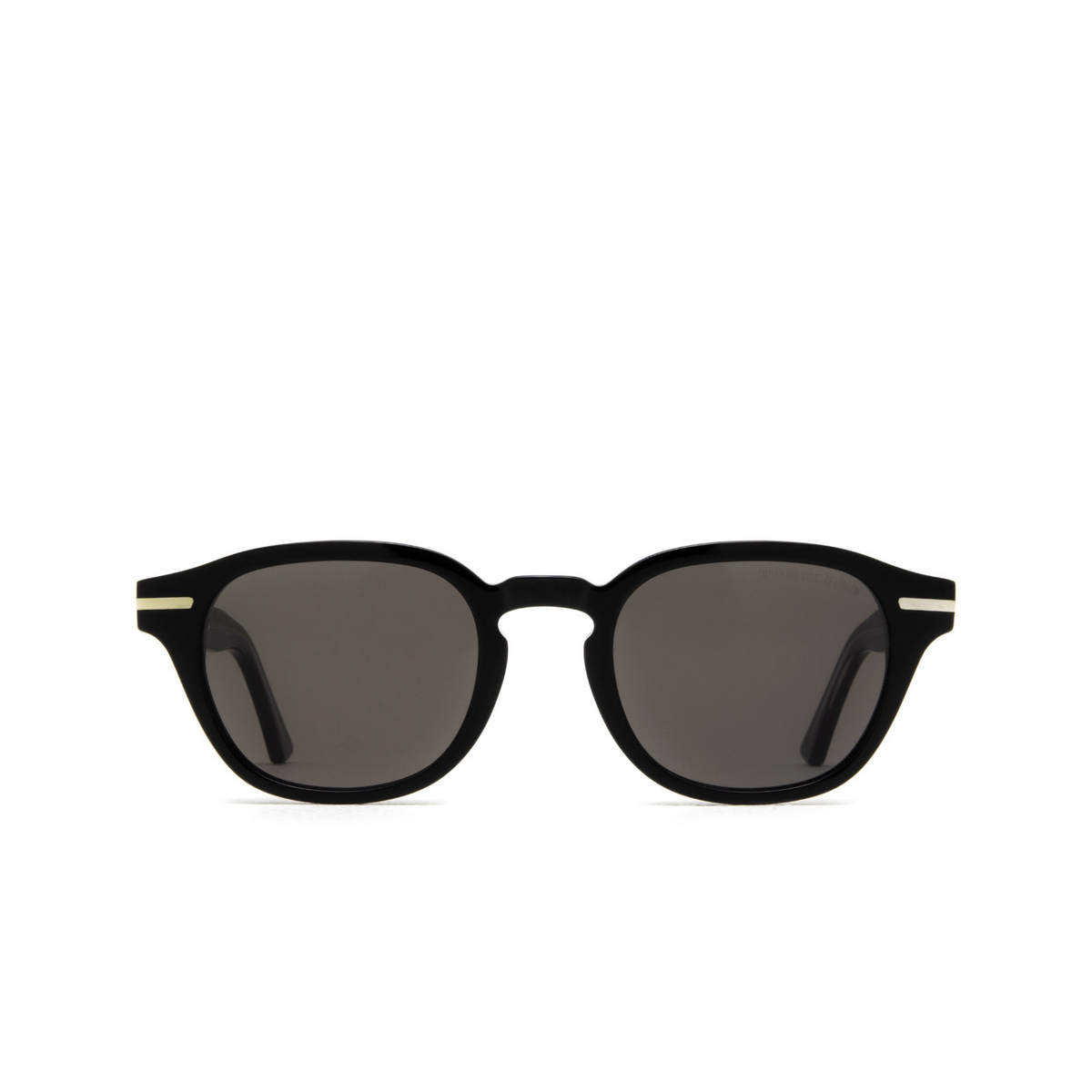 Cutler and Gross® Square Sunglasses: 1356 SUN color Black Taxi 05 - front view.
