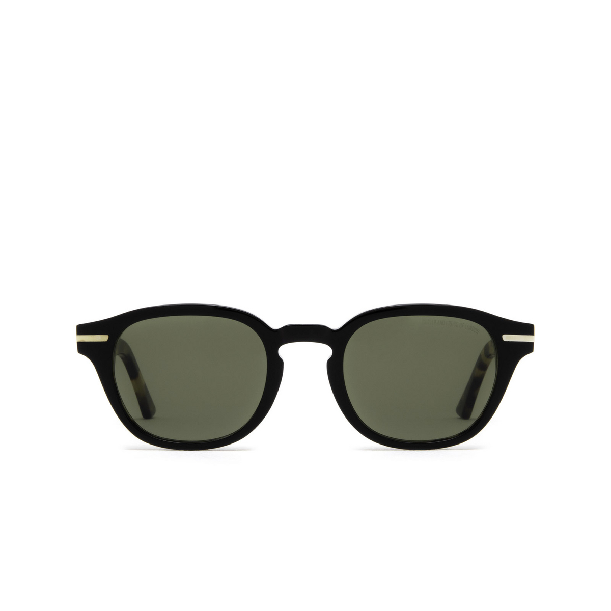 Cutler and Gross® Square Sunglasses: 1356 SUN color Black Taxi On Camo 06 - front view.