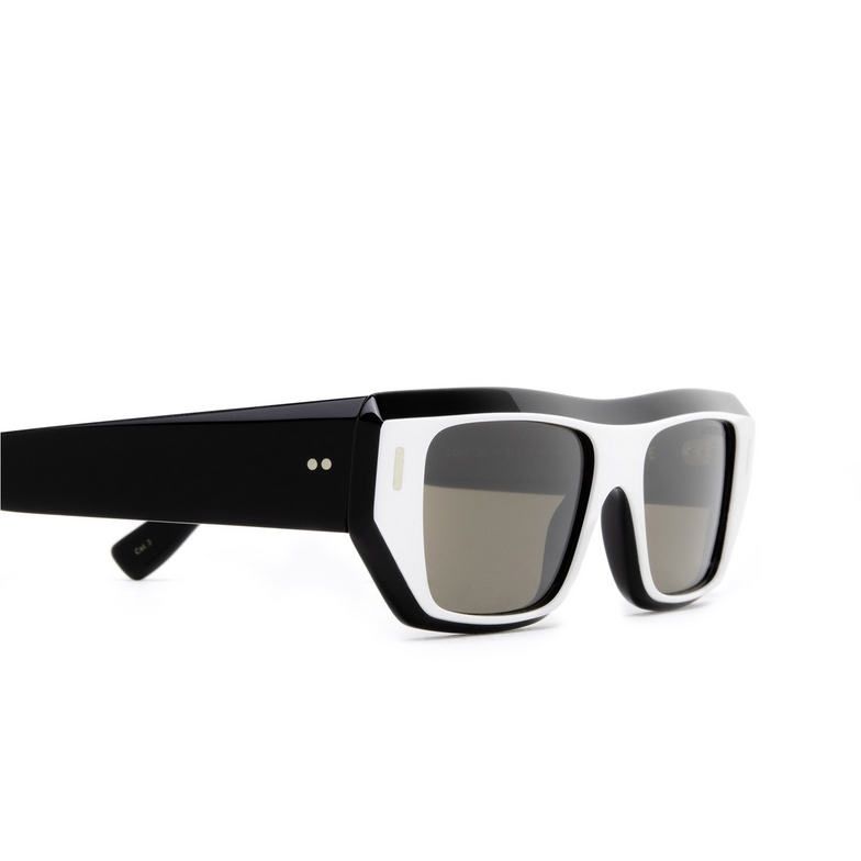 Cutler and Gross 1367 Sunglasses 04 white on matt black - 3/4
