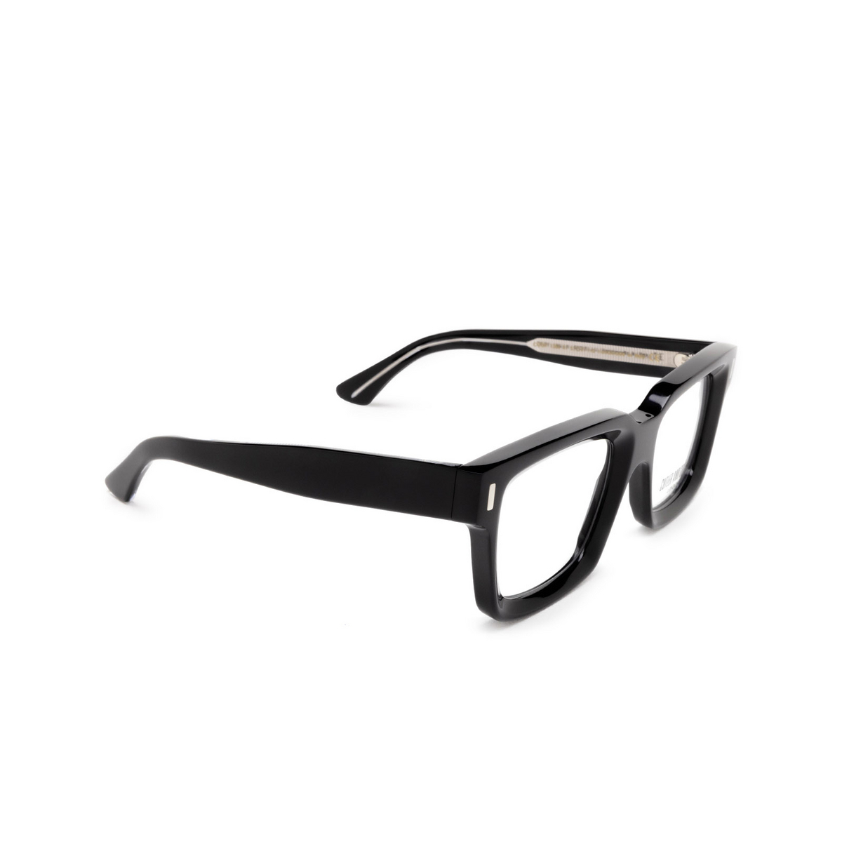 Cutler and Gross 1386 Eyeglasses 01 Black - three-quarters view