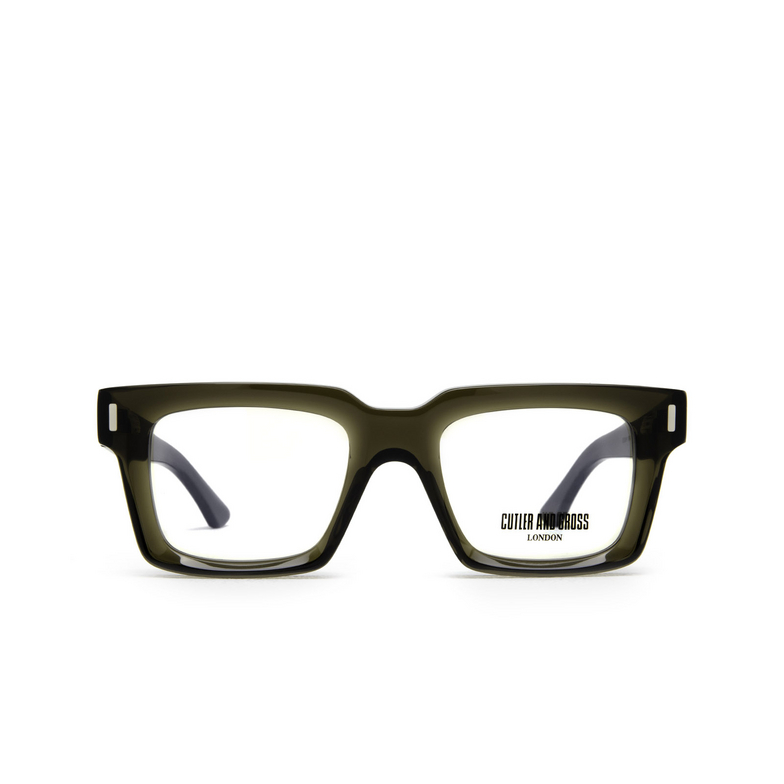 Cutler and Gross 1386 Eyeglasses 05 olive green - 1/4