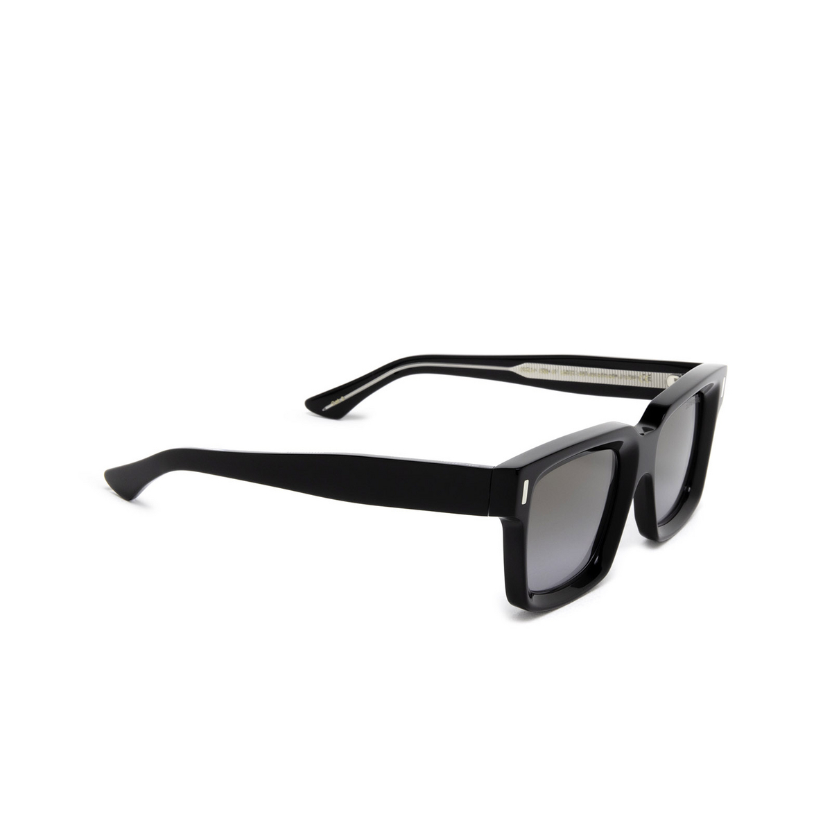 Cutler and Gross 1386 Sunglasses 01 Black - three-quarters view