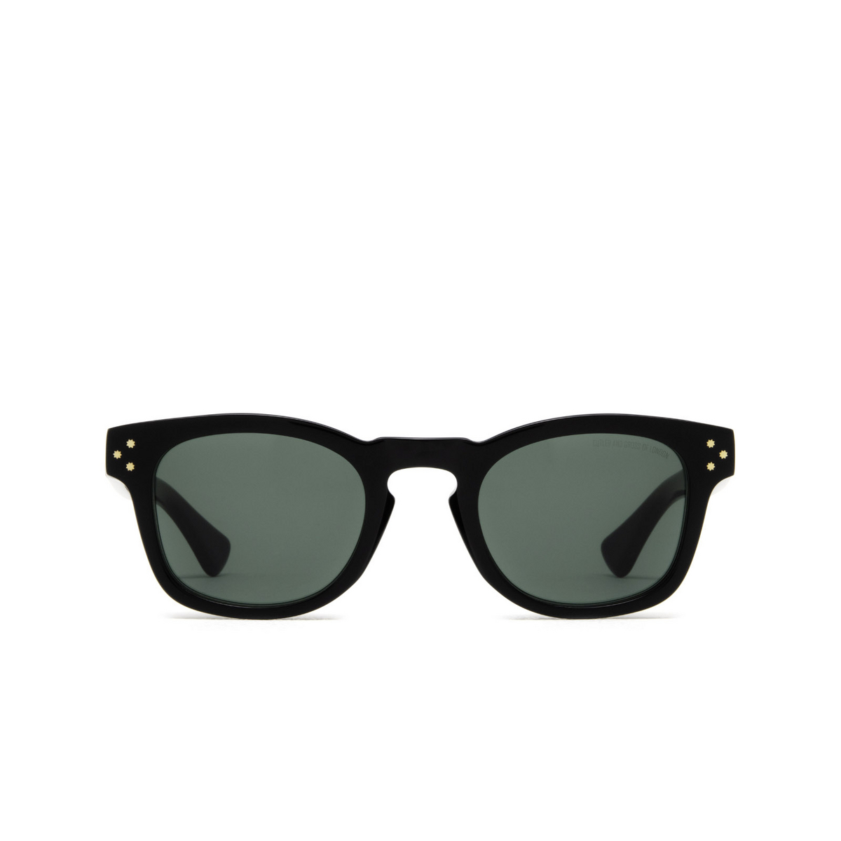 Cutler and Gross® Square Sunglasses: 1389 SUN color Black 01 - front view.