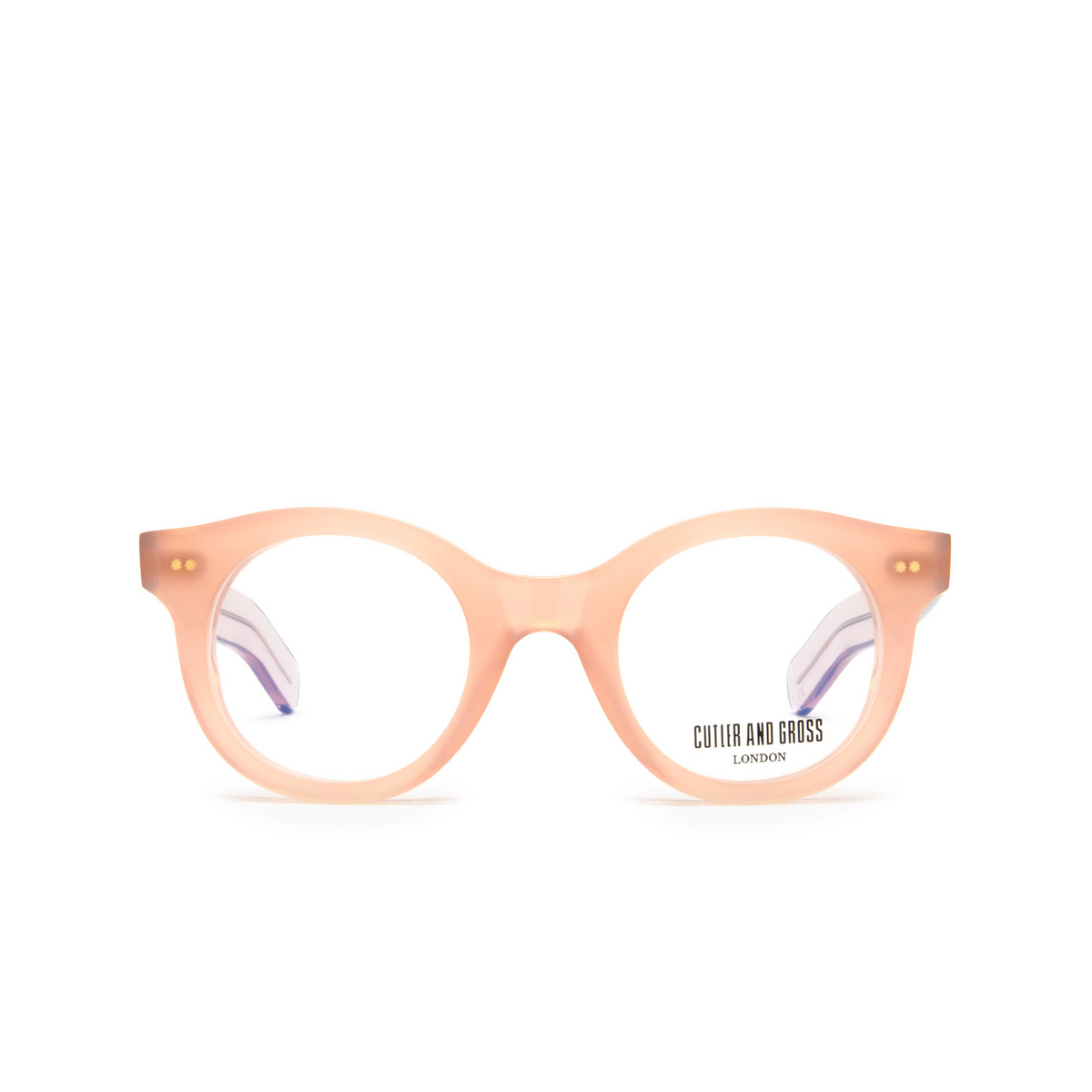 Cutler and Gross 1390 Eyeglasses 03 Papa Dont Peach - front view