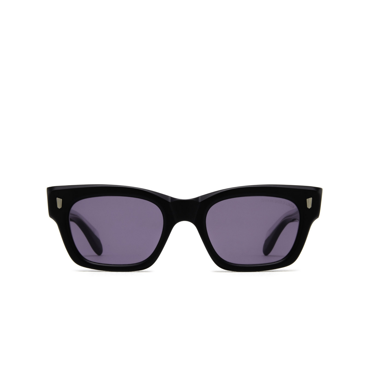 Cutler and Gross® Square Sunglasses: 1391 SUN color Matt Black 05 - front view.