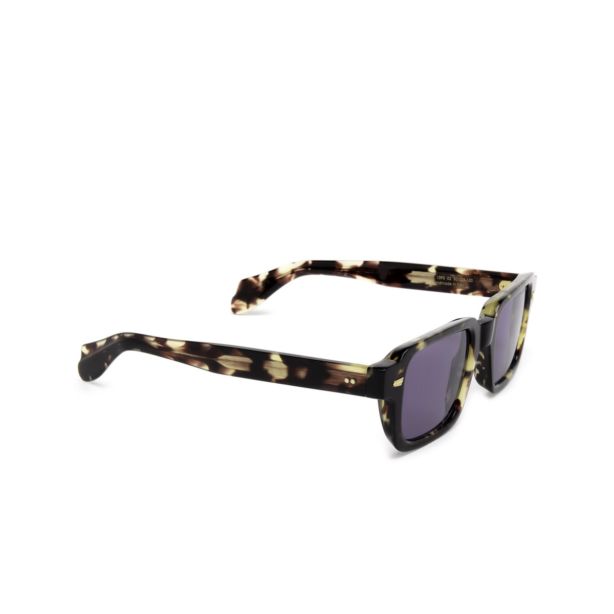 Cutler and Gross® Rectangle Sunglasses: 1393 SUN color Urban Camo 02 - three-quarters view.