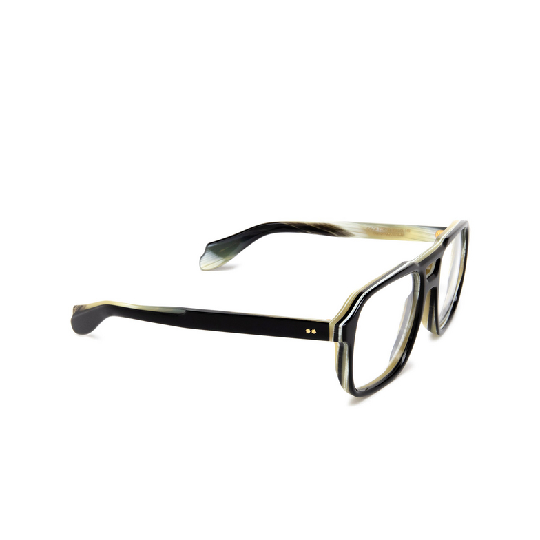 Cutler and Gross 1394 Eyeglasses 05 black on havana - 3/4
