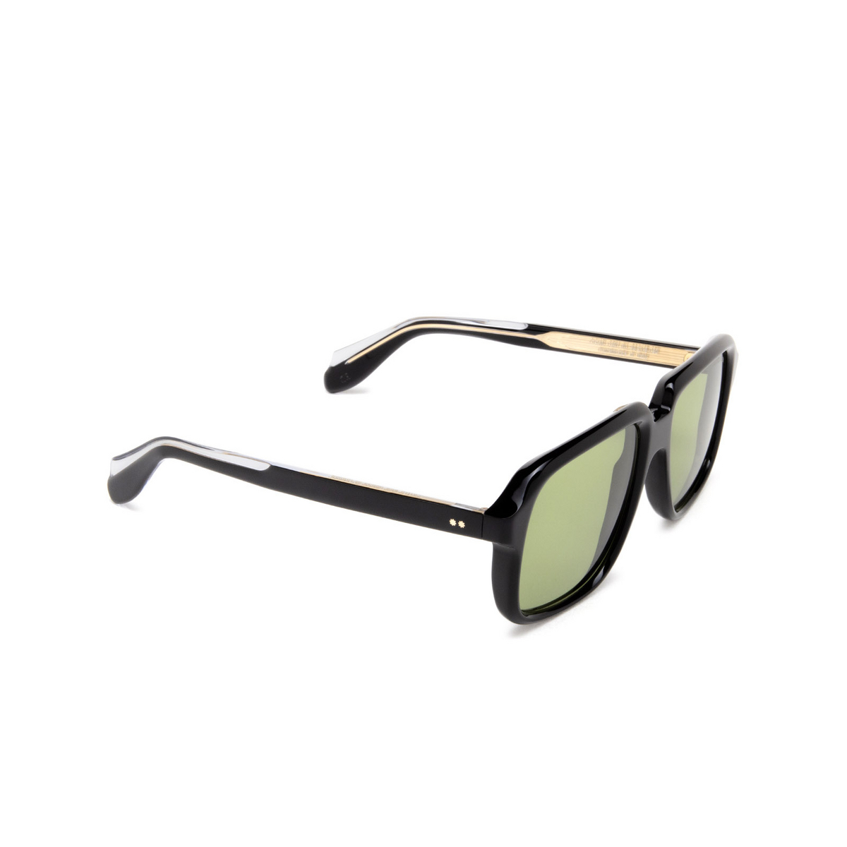 Cutler and Gross 1397 Sunglasses 01 Black - three-quarters view
