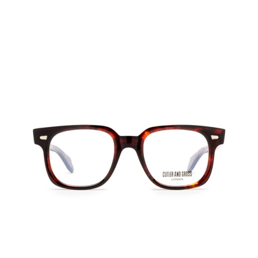 Cutler and Gross 1399 Eyeglasses 02 red havana - front view