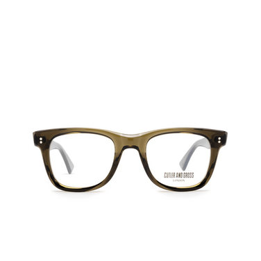 Cutler and Gross 9101 Eyeglasses 03 olive - front view